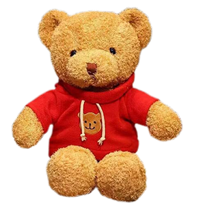 Kustom Logo kartun lembut lucu boneka mewah kemeja Teddy Bear grosir hadiah promosi dibuat pp kain katun massal - Product Image 1