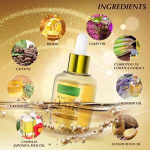 Mencegah rambut rontok dan membantu rambut lebih tebal, lebih kuat, perawatan rambut panjang Serum pertumbuhan rambut <span class=keywords><strong>Biotin</strong></span> minyak penumbuh rambut - Product Image 3