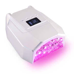 เครื่องอบเล็บ LED กำลังสูง 98W แบบชาร์จได้ ความยาวคลื่นคู่ 365/405 นาโนเมตร แหล่งกำเนิดแสงยูวี สำหรับร้านทำเล็บ ใช้งานอัตโนมัติ พร้อมระบบเซ็นเซอร์ อบแห้งเร็ว - Product Image 2