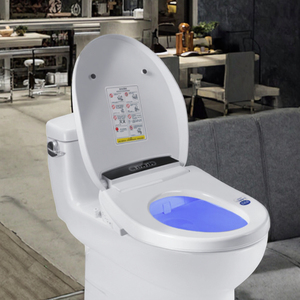 Nouveau style 2024, <span class=keywords><strong>prix</strong></span> réduit, <span class=keywords><strong>abattant</strong></span> de toilettes intelligent allongé en plastique avec fonction de lavage des fesses, bidet intelligent <span class=keywords><strong>japonais</strong></span> pour salle de bain - Product Image 3