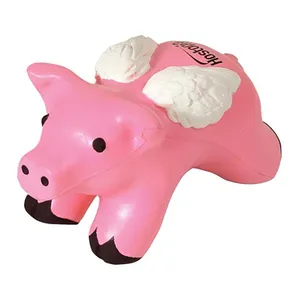 Porco popular com asas PU anti-stress/bola anti-stress/brinquedo anti-stress