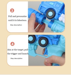 2023 Großhandel 63cm Kunststoff ausziehbare Wassers prüh wasser pistole Spielzeug verkaufen sich gut im Sommer Outdoor-Spielzeug für Kinder und Erwachsene. - Product Image 5