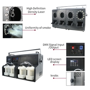 Máquina de Humo y Burbujas LED de 1500w RGBW DMX, Máquina de Humo para Bodas y Fiestas, Máquina de Niebla Baja - Product Image 3