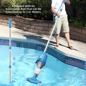 <span class=keywords><strong>Robot</strong></span> aspirateur de <span class=keywords><strong>piscine</strong></span> portable avec étanchéité IPX8 et capacité de filtration de 1,8 L pour les étangs à tortues et les bassins à poissons - Product Image 2