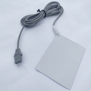 Placa Neutra de Acero Inoxidable Ellman Surgitron 4.0 Compatible con RF Dual, Cable IEC |   Bolsa Reutilizable y Autoclavable para Devolución de Artículos de Pacientes, Color Blanco - Product Image 1