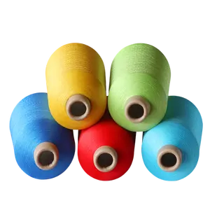 150D Recycled Polyester Yarn Manufacturers 100% Polyrester 50D Semi Dull Recycle Polyester Dty Yarn 100 Denier Twisted Recycled