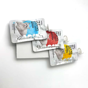 Sachet Premium <span class=keywords><strong>pour</strong></span> aliments humides Gulu Sauce Pouch <span class=keywords><strong>pour</strong></span> chats, friandises en gros, pâté, nourriture humide, herbe à chat, produits nutritionnels <span class=keywords><strong>pour</strong></span> animaux <span class=keywords><strong>de</strong></span> compagnie <span class=keywords><strong>de</strong></span> haute <span class=keywords><strong>qualité</strong></span> - Product Image 1