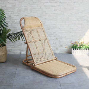 الطبيعية الكبيرة الحجم الحديقة الطابق المتسكع sunbed صغيرة الروطان كرسي شاطئ قابل للطي - Product Image 5