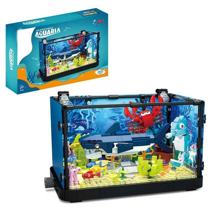 Lot De 36 Mini Blocs De Construction – Animaux Marins – Cadeaux De Fête Pour Anniversaire Enfants – Garçons Et Filles