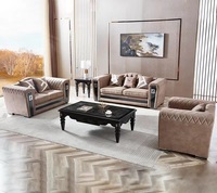 Canapé en cuir de luxe design italien CASA pour salon royal cama