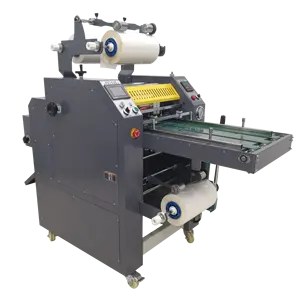RS-420B Multi function Heavy Duty Automatic Roll To Roll Vinyl Sticker Label Laminating Machine