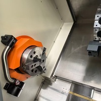 Tour Composé Horizontal Multifonctionnel TCK50AY à Banc Incliné avec Tête de Travail à 12 Stations pour Usinage Complexe Hydraulique