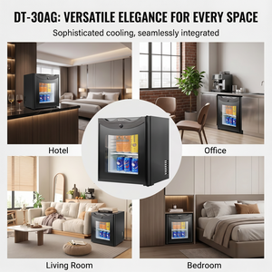 <span class=keywords><strong>Nevera</strong></span> Pequeña de Bajo Consumo para el Hogar, Neveras Negras sin Escarcha, Eficiencia Energética, Equipo de Refrigeración con Puerta de Vidrio para Camping, Uso en Hoteles - Product Image 5