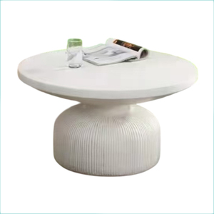 <span class=keywords><strong>Mesa</strong></span> de Centro Redonda de GRC para Exteriores, <span class=keywords><strong>Mesa</strong></span> de Té para Patio de Villa, Muebles de Cemento Impermeables para Exteriores, <span class=keywords><strong>Mesa</strong></span> Auxiliar de Concreto - Product Image 6