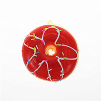 Jouet Squishy Donut en PU Souple 8cm, Simulation de Dessert Magnétique Portable à Rebond Lent, Jouet Sensoriel Anti-Stress, Cadeau Ludique