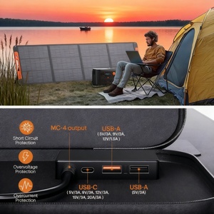 Alecter Solar APH-FB45 Panneau Solaire Monocristallin Pliable Certifié 200W Haute Efficacité 32 Cellules Noir - Product Image 4