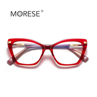 Gafas MORESE Modelo 2104, Montura Óptica TR90, Diseño Ojo de Gato, Gafas de Moda de Diseñador, Disponibles al por Mayor