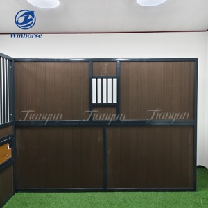 Eco-Friendly Bamboo Modern Horse Stable Panels Galvanized Steel Prefab Structure Long Life Stable Horse Box Frentes para Fazendas - Product Image 5