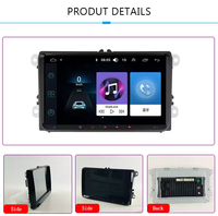 Lecteur DVD de voiture android universel 9 pouces BT musique voiture auto 2din autoradio pour lecteur VW android
