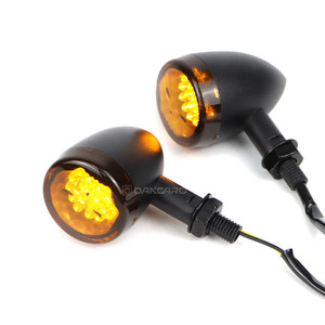 DANCARO moto LED clignotants indicateurs rétro universel <span class=keywords><strong>clignotant</strong></span> pour <span class=keywords><strong>Harley</strong></span>-<span class=keywords><strong>Davidson</strong></span> XL883N fer 883 XL1200 - Product Image 4