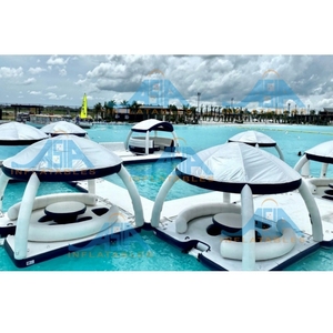 Ristorante Galleggiante e Bar Piscina Asia Inflatables - Gigantesco Banano Gonfiabile per Feste Estive, Resort ed Eventi - Product Image 4