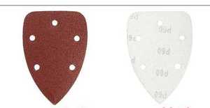 40 pièces/ensemble feuilles abrasives triangulaires papier abrasif 140mm * 90mm <span class=keywords><strong>disque</strong></span> abrasif pour polissage outil abrasif à <span class=keywords><strong>bande</strong></span> papier abrasif à trous - Product Image 5