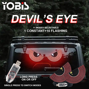 Yobis 2025 nuevo Panel de visualización de ojos de diablo parpadeante Aplicación de pantalla de guiño de ojos de diablo para pantalla de bolsa de mochila de coche - Product Image 6