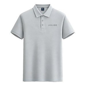 Polo Jianlu à manches courtes, respirant, anti-humidité, uniforme de travail, broderie de logo personnalisée, tailles S M L XL XXL XXXL XXXXL - Product Image 1