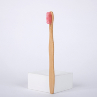 Vente chaude 100% brosse à dents en bois de charbon de bois doux en bambou naturel pour des soins bucco-dentaires supérieurs, une hygiène dentaire et des soins des gencives