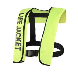 Gilet de sauvetage gonflable automatique personnalisé en tissu Oxford durable pour la sécurité aquatique, la navigation de plaisance, la natation, la pêche et la voile - Product Image 4
