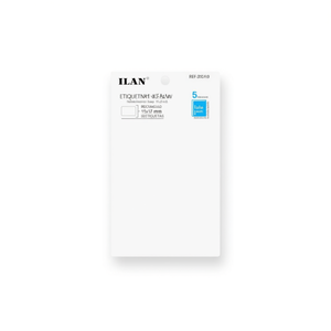 Etichette Adesive ILAN 11x17mm Rettangolari, 56 Etichette per Foglio, 6 Fogli, Etichette per Indumenti - Product Image 1