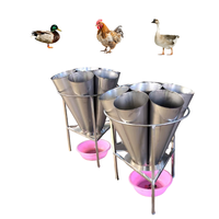 Cône de saignée pour abattage de volailles de marque MD, équipement d'abattoir, garantie 1 an, dimensions personnalisables, certifié et testé