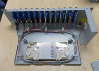 Armoire ODF à montage en rack de 19 pouces Boîtier à fibre optique à 24/48/96 ports avec connectivité réseau 4G/3G