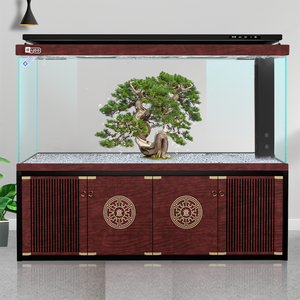 Glazen Aquarium Aquarium Arowana Groot Aquarium Gouden Vijf-Lijn Ultra-Witte Kristallen Aquaria & Accessoires 150*60*155Cm - Product Image 2