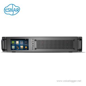 16 Dòng 2U <span class=keywords><strong>Standalone</strong></span> Ghi Âm Cuộc Gọi Hệ Thống Với SDK, 16CH Nhúng PBX Smdr Đám Mây Điện Thoại Ghi Âm Với 1TB HDD & 5 "Màn Hình - Product Image 4