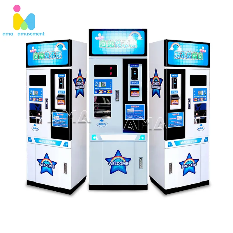 Distributeur automatique de pièces de monnaie d'arcade, parc d'attractions d'intérieur, changeur de billets, vente spéciale