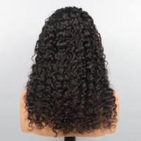 Extensiones de Cabello Virgen Remy Ondulado Profundo 13x4 para Pelucas con Frente de Encaje, 100% Cabello Vietnamita Crudo Doble Trama Sin Pegamento