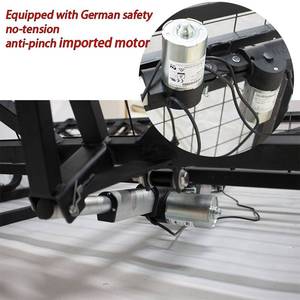 Современная Европейская гостиничная квартира односпальная двойная железная сталь Регулируемый Электрический металлический каркас кровати односпальная двуспальная кровать цельная опорная рама - Product Image 4