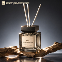 Bouteille diffuseur de parfum carrée en verre 250 ml vide avec bouchon en bois pour la maison, conforme PPWR, vente en gros, directement de l'usine