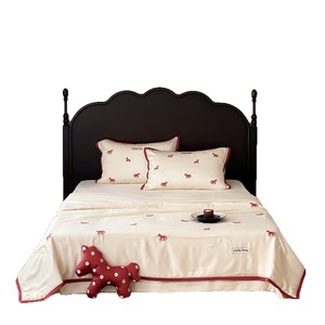 Lucky Pony Embroidered Tencel Summer <b>Quilt</b> Set Cooling Home Use 133x72 Reactive Dyeing - Product Image 5