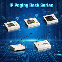 Mesa de Control de Paginación IP con Pantalla Táctil, Reproductor de Música, Anuncios, Control Remoto de Relé, Alimentación POE 12-24VDC