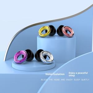 Tapones de silicona para los oídos Bloqueo de ruido Reutilizable Seguridad Protección auditiva Dormir Ronquidos Deportes industriales Viajes Músicos - Product Image 4