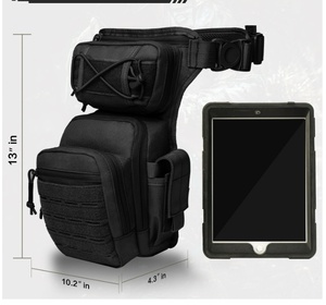 DFB0719 Outdoor Sports Camouflage Tactical Waist Leg <b>Bag</b> Waterproof Travel Camping Belt Saddle <b>Bag</b> Made in China Man Wholesale - Product Image 5