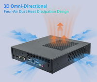 Mini PC Industrial de Ultra Bajo Consumo, 12V, Intel Jasper Lake N5095/Celeron J1900 4-8ª Gen., Nuevo con Windows 8.1, SSD, HDD