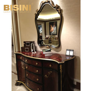 Commode de luxe Casiers de salon de chambre à coucher haute Commode antique britannique - Product Image 3