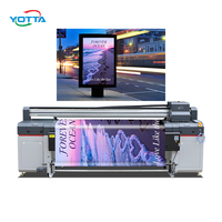 Printer Roll-to-Roll UV Ramah Lingkungan Yotta R1800 1.8m Ricoh Gen5/6 untuk Pencetakan Wallpaper/Banner Massal untuk Toko Signage