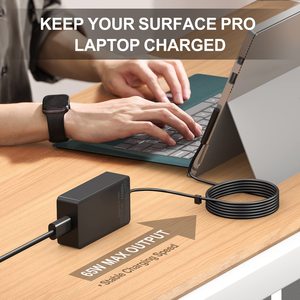 Adaptateur de <span class=keywords><strong>chargeur</strong></span> pour ordinateur portable Microsoft <span class=keywords><strong>Surface</strong></span> <span class=keywords><strong>Pro</strong></span> 8 <span class=keywords><strong>X</strong></span> 7 6 5 4 3, 65W 15V 4A, <span class=keywords><strong>chargeur</strong></span> d'alimentation <span class=keywords><strong>Surface</strong></span>, type électrique - Product Image 3