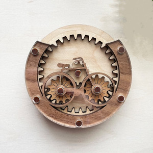Fabrication sur mesure d'engrenages de <span class=keywords><strong>vélo</strong></span>, d'étiquettes pour chaussures de randonnée, de cadeaux en bois et en acrylique pour la décoration de réfrigérateur - Product Image 4