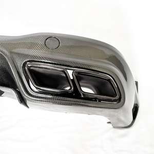Paraurti Posteriore in Fibra di Carbonio Stile TOPCAR GLC43 63 AMG con Terminale di Scarico Avvitabile per <span class=keywords><strong>Mercedes</strong></span> <span class=keywords><strong>C253</strong></span> 2016-2022 - Product Image 5