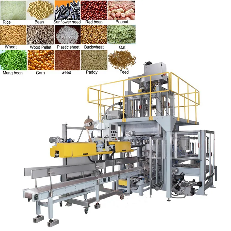 Automatic 10KG 15KG 20KG 50KG Wood Pellets Packing Machine Linear Weigher Weighing Big Bag Filling Packing Machine